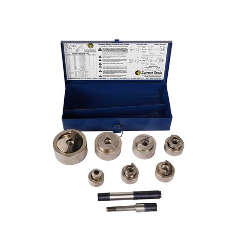 CURRENT TOOLS 1/2" to 2" Piece Maker SS Knock-Out Set for Stainless Steel 160SS